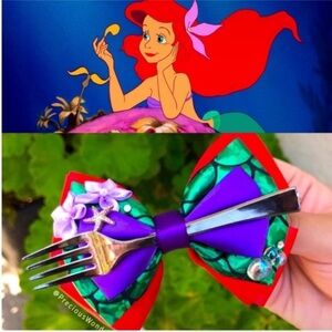Disney The Little Mermaid Ariel Inspired Bow
